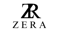 ZERA logo with stylized letter 'Z' on a white background